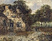 Jan Wijnants A peasant cottage Germany oil painting artist